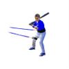 Kinetic Bands Myosource Powerhouse Hitter Softball/Baseball Acceleration Speed Cord Batting Trainer Kit (2 Bungee Cords, Belt, Leg Strap, 2 Anchor Straps) (Medium-Belt (32-39 inch Waist)) view 2
