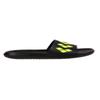 ARENA Urban Slide Sandals Pool Flip Flops, Diamonds Black/Lime, 7 view 3