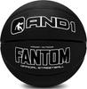 AND1 Fantom Rubber Basketball - Official Size Streetball, Made for Indoor and Outdoor Basketball Games - Sold Deflated (Pump NOT Included), Black, Size 7 view 1