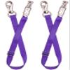 Adjustable Trailer Tie 2 Pack-Horse Trailer Nylon Strap TieAdjusted from 25 to 37 (Purple) view 1