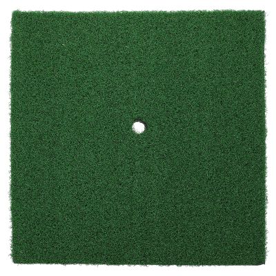 PartyKindom Golf Training Grass Mat - Indoor Golf Putting Mat Artificial Grass - Training Tool for Office - Mini Balls for Indoor Outdoor (30 * 30CM)