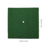 PartyKindom Golf Training Grass Mat - Indoor Golf Putting Mat Artificial Grass - Training Tool for Office - Mini Balls for Indoor Outdoor (30 * 30CM) view 4