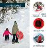 Lifetime Premium Snow Sled, 48", 2 Pack view 3