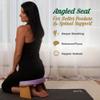 Monk & Llama Meditation Bench - Foldable, Ergonomic, Bamboo Kneeling Stool with Extra Comfortable Cushion  Perfect Seiza Bench Meditation Stool Chair for Prayer & Travel - Deeper & Enjoyable Sessions view 3