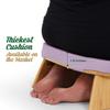 Monk & Llama Meditation Bench - Foldable, Ergonomic, Bamboo Kneeling Stool with Extra Comfortable Cushion  Perfect Seiza Bench Meditation Stool Chair for Prayer & Travel - Deeper & Enjoyable Sessions view 4