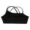 Kaerm Little Big Girls Solid Racer Back Dance Top Bra for Dance/Workout/Gymnastics Sports Bra Black J 7-8 view 4