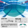 ARENA Unisex Cobra Core Swipe Anti-Fog Racing Swim Goggles for Men and Women Polycarbonate Mirror Lens, Aqua/Black view 3