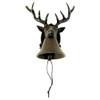 Metal Wall Mount Call Bell 8 Point Antler Buck Deer Cabin/Lodge/Home Door Decor view 3