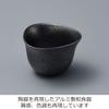 Kawanami Shoten Triangular Deep Small Bowl, Musubi Cup, Won't Break When Droped, Looks Like Ceramic, Aluminum, Lightweight, Black Glaze, Extra Large, Outdoor, Camping, Repositionable view 2