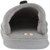 Dearfoams Men's Austin Quilted Memory Foam Sweatshirt Scuff Slipper, Light Heather Grey, Small view 3