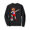 Dabbing Soccer Boy Puerto Rico Fans Jersey Puerto Rican Flag Sweatshirt view 1