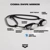 ARENA Unisex Adult Cobra Swipe Racing Swim Goggles for Men and Women Polycarbonate Mirror Lens Hydrodynamic Design, Aqua/Black view 3