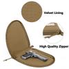 DSLEAF 2-Pack Handgun Case, Soft Pistol Rug with Thick Velvet Lining for Hunting Shooting Range Sports view 2