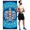OCOOPA Microfiber Beach Towel For Swimming Pool, Camping, Picnic, Yoga Gym Sports, Fast Drying Extra Large 71" x 32" Sand Free Super Lightweight view 1