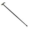 37" Screaming Wolf Head Teeth T Handle Cane 2pc Metal Shaft Travel Walking Stick view 3