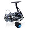 Tempo New Apex Spinning Reel, Ultralight Premium Magnesium Body, Super Smooth Fishing Reel 10 + 1 BB, Powerful and Durable Reel Strong 39lb Max Carbon Fiber Drag, Blue, N-Apex-2000 (N-Apex-2000) view 1