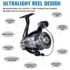 Tempo New Apex Spinning Reel, Ultralight Premium Magnesium Body, Super Smooth Fishing Reel 10 + 1 BB, Powerful and Durable Reel Strong 39lb Max Carbon Fiber Drag, Blue, N-Apex-2000 (N-Apex-2000) view 4