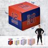 Yes4All 3-in-1 Soft-Padded Plyo Box With Wooden Core, Non-Slip Multi-Use Cushioned Plyometric Jump Box with Vinyl Cover for Jumping, Conditioning, Strength Training,16" x 14" x 12" view 2