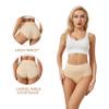 SERISIMPLE Viscose Bamboo Women Luxury Underwear Silky Comfy Ultra Soft Briefs Breathable Stretch High&Mid Waist Panties 4 pack (M, High-Assorted 1) view 2