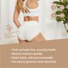 SERISIMPLE Viscose Bamboo Women Luxury Underwear Silky Comfy Ultra Soft Briefs Breathable Stretch High&Mid Waist Panties 4 pack (M, High-Assorted 1) view 3
