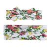 LABANCA 2 Pack Mom and Daughter Floral Print Elastic Cloth Hairbands Bandana Bow Head Band Wrap (Color 6) view 1