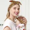LABANCA 2 Pack Mom and Daughter Floral Print Elastic Cloth Hairbands Bandana Bow Head Band Wrap (Color 9) view 4