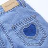 KIDSCOOL SPACE Girls Denim Pants,Simple Design Flared Jeans, Light Blue, 6 Years view 3