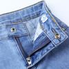 KIDSCOOL SPACE Girls Denim Pants,Simple Design Flared Jeans, Light Blue, 6 Years view 4