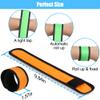 6PCS Led light Up Slap Wristband for Running, Glow In The Dark Slap Bracelets Arm Band Reflective Strips for Night Safety Cycling Walking Concert Camping Party Fishing, Wrist Light Flashing 3 Modes view 3