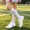 DADAWEN Adult & Youth White Cheerleading Shoe Athletic Sport Dance Shoes Training Competition Tennis Sneakers Cheer Shoes White US Size 4.5/EU Size 35 view 3