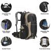Maelstrom Hiking Backpack,Camping Backpack,40L Waterproof Hiking Daypack with Rain Cover,Lightweight Travel Backpack,Khaki view 3
