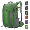 Maelstrom Hiking Backpack,Camping Backpack,40L Waterproof Hiking Daypack with Rain Cover,Lightweight Travel Backpack,Green view 1