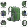 Maelstrom Hiking Backpack,Camping Backpack,40L Waterproof Hiking Daypack with Rain Cover,Lightweight Travel Backpack,Green view 3