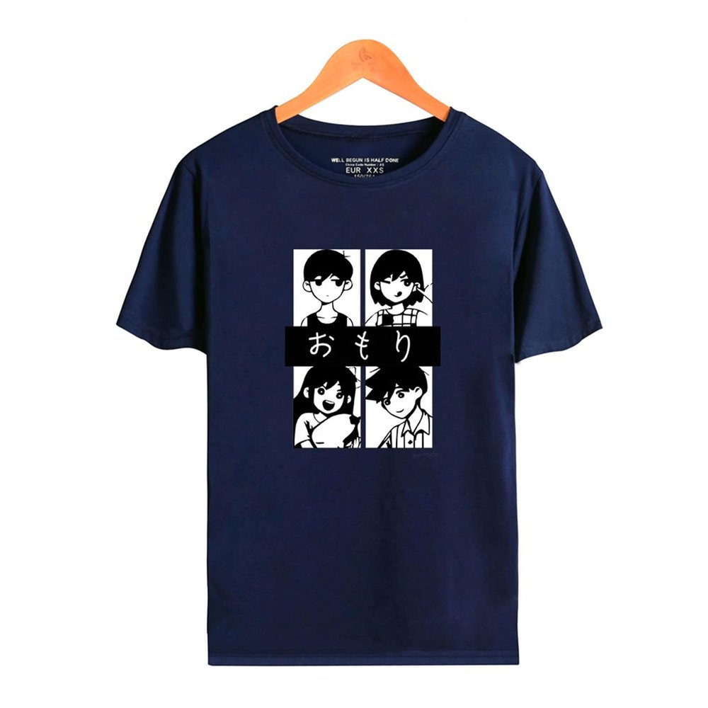 Omori Tshirt Unisex, MenS Short Sleeves T-Shirt Game, Tee Shirt Crew Neck Cotton Harajuku Casual Top