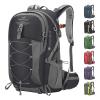 Maelstrom Hiking Backpack,Camping Backpack,40L Waterproof Hiking Daypack with Rain Cover,Lightweight Travel Backpack,Black view 1