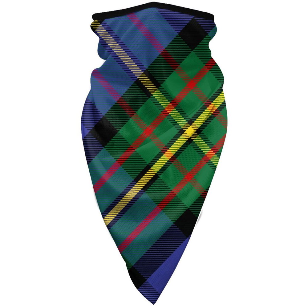 Neck Gaiter Face Mask Clan Maclaren Tartan Scarf Cover Sun Bandanas for Fishing Sports