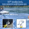 Affordura Boat Tow Harness for Tubing, Skiing, Kneeboarding, 4 Riders, 12 FT, Yellow view 2