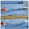 Affordura Boat Tow Harness for Tubing, Skiing, Kneeboarding, 4 Riders, 12 FT, Yellow view 3