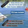 Affordura Boat Tow Harness for Tubing, Skiing, Kneeboarding, 4 Riders, 12 FT, Yellow view 4