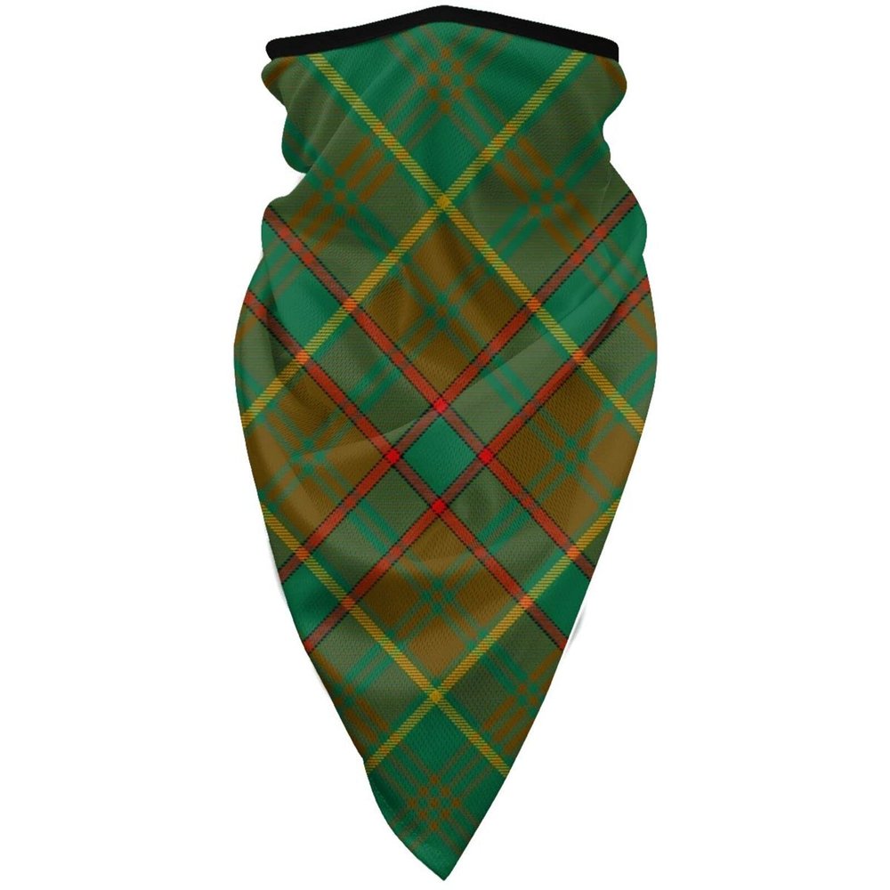 Neck Gaiter Face Mask Ontario (Ensign of) Tartan Scarf Cover Sun Bandanas for Fishing Sports