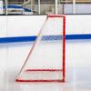 FORZA Hockey Goals (6ft x 4ft) | Regulation Or Professional Hockey Goals & Net | Galvanized Steel Frame | Professional 5mm Thick Net | Traditional Red Frame with White Netting (Regulation) view 2