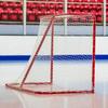 FORZA Hockey Goals (6ft x 4ft) | Regulation Or Professional Hockey Goals & Net | Galvanized Steel Frame | Professional 5mm Thick Net | Traditional Red Frame with White Netting (Regulation) view 3