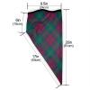 Neck Gaiter Face Mask Clan Lindsay Maroon and Green Scottish Tartan Scarf Cover Sun Bandanas for Fishing Sports view 2