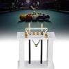 Cue Racks Pool Cue Rack Cue Holder Table Accessories Holds 16 Cues Ball Drink Rest Table Stick Holder Easy to Clean 60X24X55 cm Wall Cue Rack WEWYQSJXBXF-211222(Color:White;Size:60 * 24 * 55cm) view 3