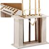 Cue Racks Pool Cue Rack Standing Cue Rack Billiard Rack Stick Stand Holds 16 Cues-Solid Wood Billiard Table Accessories Billiard Accessories WEWYQSJXBXF-211222(Color:White) view 1