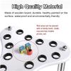 Cue Racks Pool Cue Rack White Wood Cue Holder/Organizers with Groove 12 Hole Pool Billiard Rack Save Space Display Stand for Gymnasium/Billiard Hall WEWYQSJXBXF-211222 view 3