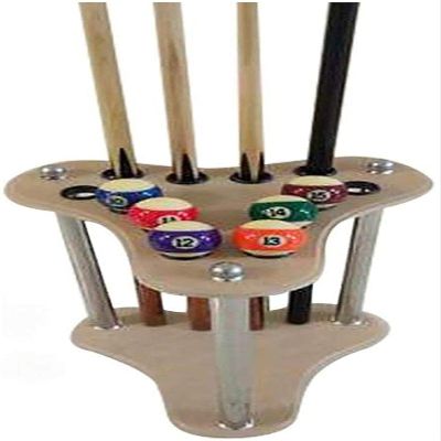 Cue Racks Pool Cue Rack Wood Freestanding Pool Cues Racks Triangle 12 Holes Family Club Billiard Room Billiard Billiards Accessories Billiard Accessories WEWYQSJXBXF-211222(Color:A;Size:3253cm)
