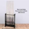 Cue Racks Pool Cue Rack Wooden Billiard Cue Storage Rack 24-Hole Floor-Standing Cues Accessories Billiard Hall Public Entertainment Home WEWYQSJXBXF-211222(Color:Black) view 2