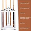 Cue Racks Pool Cue Rack 12 Hole Wooden Floor-Standing Pool Cue Placement Rack Billiard Pool Cue Rack Stick Holder Pool Cue Organizers WEWYQSJXBXF-211222(Color:White) view 3
