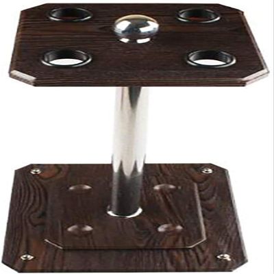 Cue Racks Pool Cue Rack Holder Floor Standing Wooden Pool Cue Rack Cue Rack Holder Holds 4 Cue Sticks WEWYQSJXBXF-211222(Color:Brown)